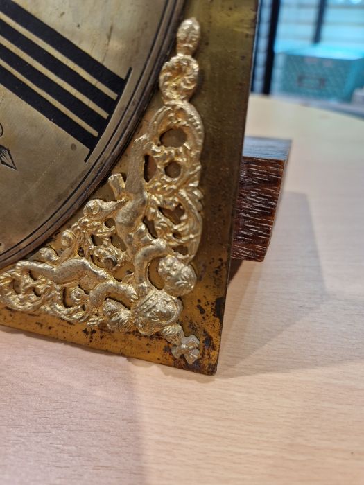 19th century heavily carved oak cased eight-day longcase clock, the 11" brass dial inscribed 'John - Image 34 of 45