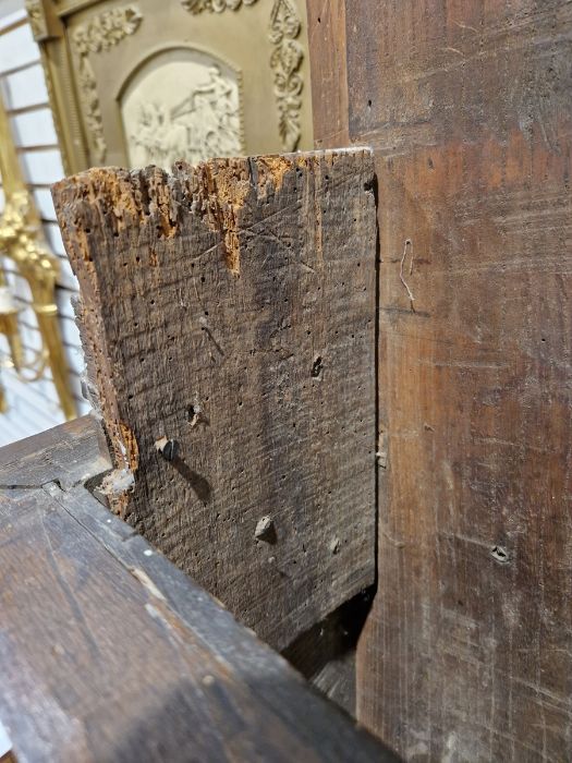 19th century heavily carved oak cased eight-day longcase clock, the 11" brass dial inscribed 'John - Image 25 of 45