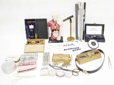 Assorted collectables to include two Crista Halbane Haemoglobinometers, a plastic model depicting