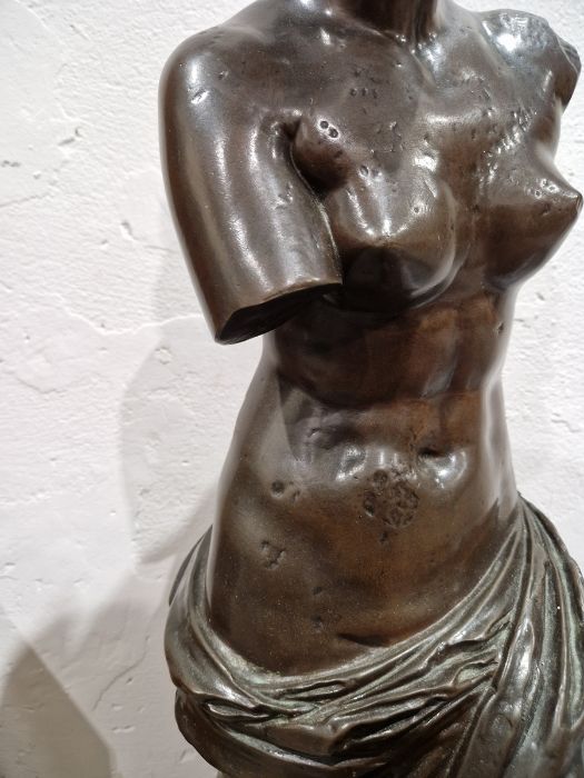 Bronze figure of the Venus De Milo, Barbedienne Foundry, 84cm highCondition ReportExtra photos - Image 8 of 23