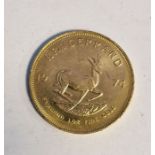 South Africa, gold Krugerrand, 1974, 1ozt, 34g