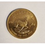 South Africa, gold Krugerrand, 1974, 1ozt, 34g