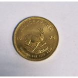 South Africa, gold Krugerrand, 1974, 1ozt, 34g