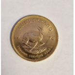 South Africa, gold Krugerrand, 1974, 1ozt, 34g