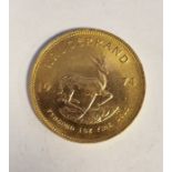 South Africa, gold Krugerrand, 1974, 1ozt, 34g