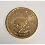 South Africa, gold Krugerrand, 1974, 1ozt, 34g