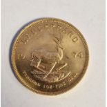 South Africa, gold Krugerrand, 1974, 1ozt, 34g