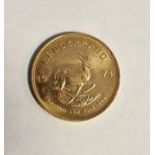 South Africa, gold Krugerrand, 1974, 1ozt, 34g