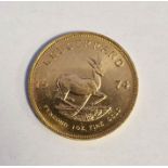 South Africa, gold Krugerrand, 1974, 1ozt, 34g