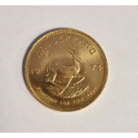 South Africa, gold Krugerrand, 1974, 1ozt, 34g