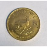 South Africa, gold Krugerrand, 1974, 1ozt, 34g