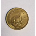 South Africa, gold Krugerrand, 1974, 1ozt, 34g