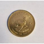 South Africa, gold Krugerrand, 1974, 1ozt, 34g