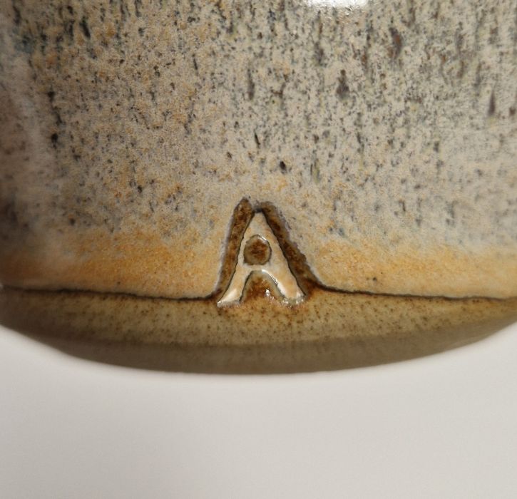 David Bursill for Armadale Pottery, Isle of Skye, studio pottery vase of tall square form, with drip - Image 3 of 19