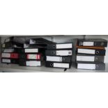 Large quantity of lever arch files