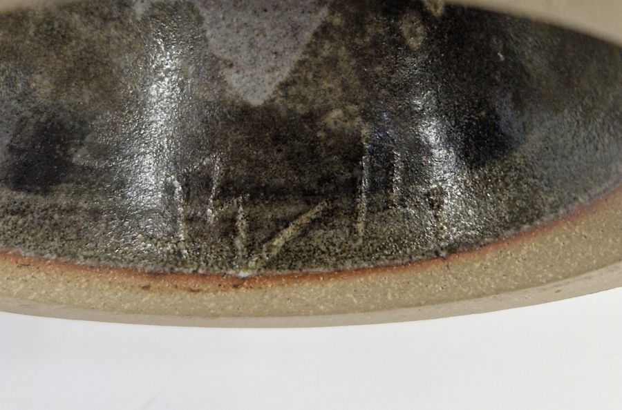 Sheila Casson (b.1930) for Wobage Pottery, a salt-glazed pourer, impressed mark to foot, height 11cm - Image 4 of 5