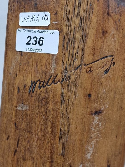 Waller ... Treblespring Superior Match cricket bat, marked 'Little Baddow, Chelmsford' - Image 3 of 3