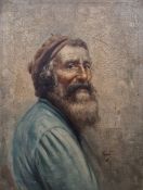 19th century Italian school (possibly Naples) Oil on canvas Portrait of an elderly bearded man