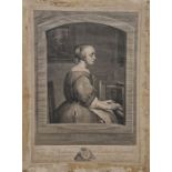 Collection of prints and engravings, including a pair of engravings after Marie Louise A.Boizot (