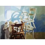 Robert Oscar Lenkiewicz (1941-2002) Lithograph "Chairs/ Project 7, Still Lives", limited edition