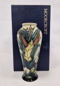 Moorcroft vase in the 'Lamia' pattern, printed impressed painted marks, circa 1995, tubelined with