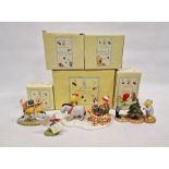 Royal Doulton 'Winnie the Pooh' collection of six various figures and groups to include 'A Sleepy