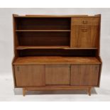 Mid-century White & Newton teak sideboard/cocktail cabinet comprising of a single drawer and drop