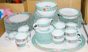 Habitat 'Mosaic' pattern part dinner service to include plates, side plates, bowls, serving