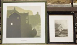 After George Birrell  Limited edition print  "Early Morning Harbour", 133/875 Original Times