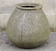 Large vintage stoneware pot