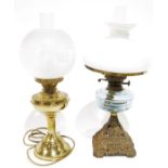 Two oil lamps (2)