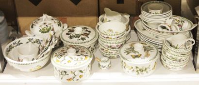Quantity of Portmeirion 'Botanic Gardens' pottery to include bowls, lidded casseroles, serving