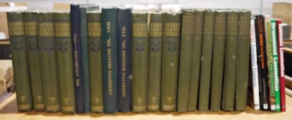 Railwayana, a collection of books, including 'Modern Railway Workings', edited by John Macaulay,