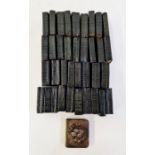 Miniature Shakespeare, 36 vols, published by Allied Newspapers Ltd, full dark green leather,