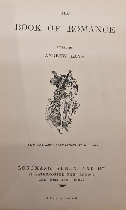 Lang, Andrew (ed)  "The Brown Fairybook", Longmans Green & Co 1904, colour frontis, vignette on - Image 25 of 32