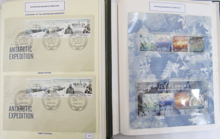 Australian Antarctic Territory: box of 4 large albums with mint/used definitives and commemoratives; - Image 8 of 8