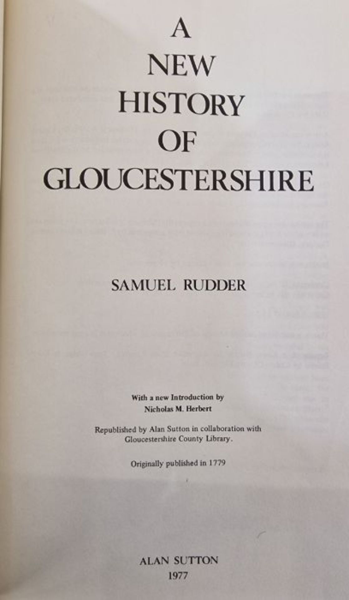 Fosbrooke, Rev Thomas Dudley  "An Original History of the City of Gloucester ... including also - Image 9 of 15