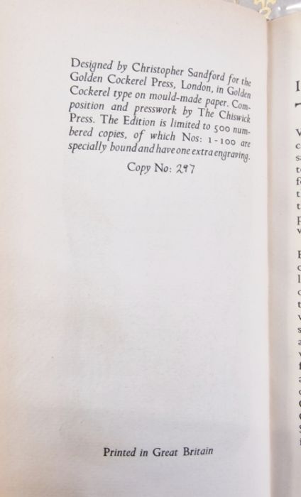 Golden Cockerel Press  Wales, Geoffrey engravings, Rawson, Geoffrey (ed) "Nelson's Letters ...", The - Image 38 of 46