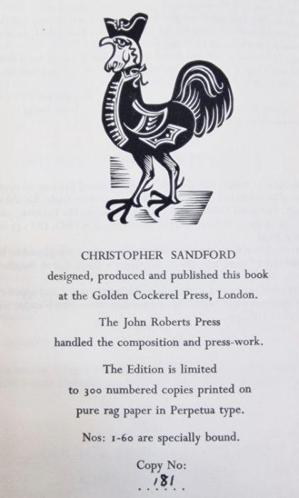 Golden Cockerel Press  Wales, Geoffrey engravings, Rawson, Geoffrey (ed) "Nelson's Letters ...", The - Image 20 of 46