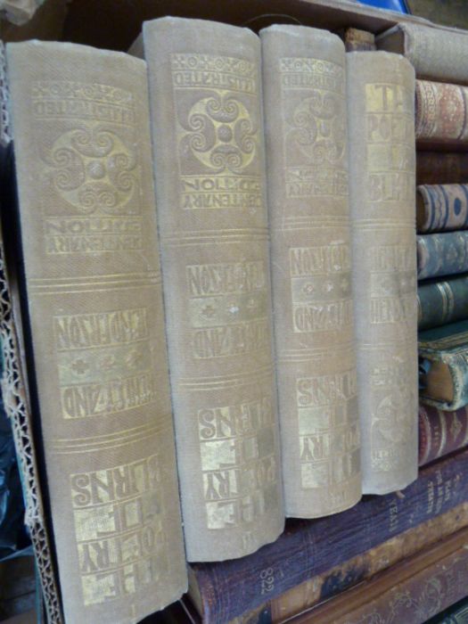 Bindings to include:- Lord Lytton Works, published G J Howell & Co, green cloth, gilt titles and - Image 5 of 10