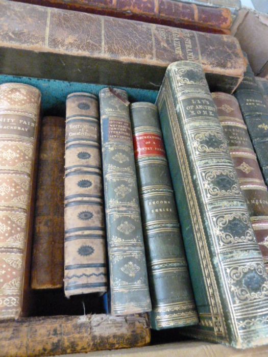 Bindings to include:- Lord Lytton Works, published G J Howell & Co, green cloth, gilt titles and - Image 9 of 10