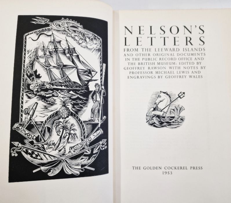 Golden Cockerel Press  Wales, Geoffrey engravings, Rawson, Geoffrey (ed) "Nelson's Letters ...", The - Image 18 of 46