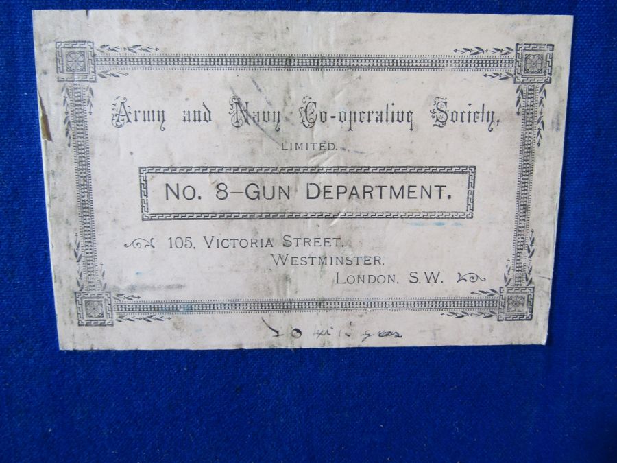 Leather Army and Navy Co-operative Society case, together with a smaller canvas and leather case. - Image 13 of 52