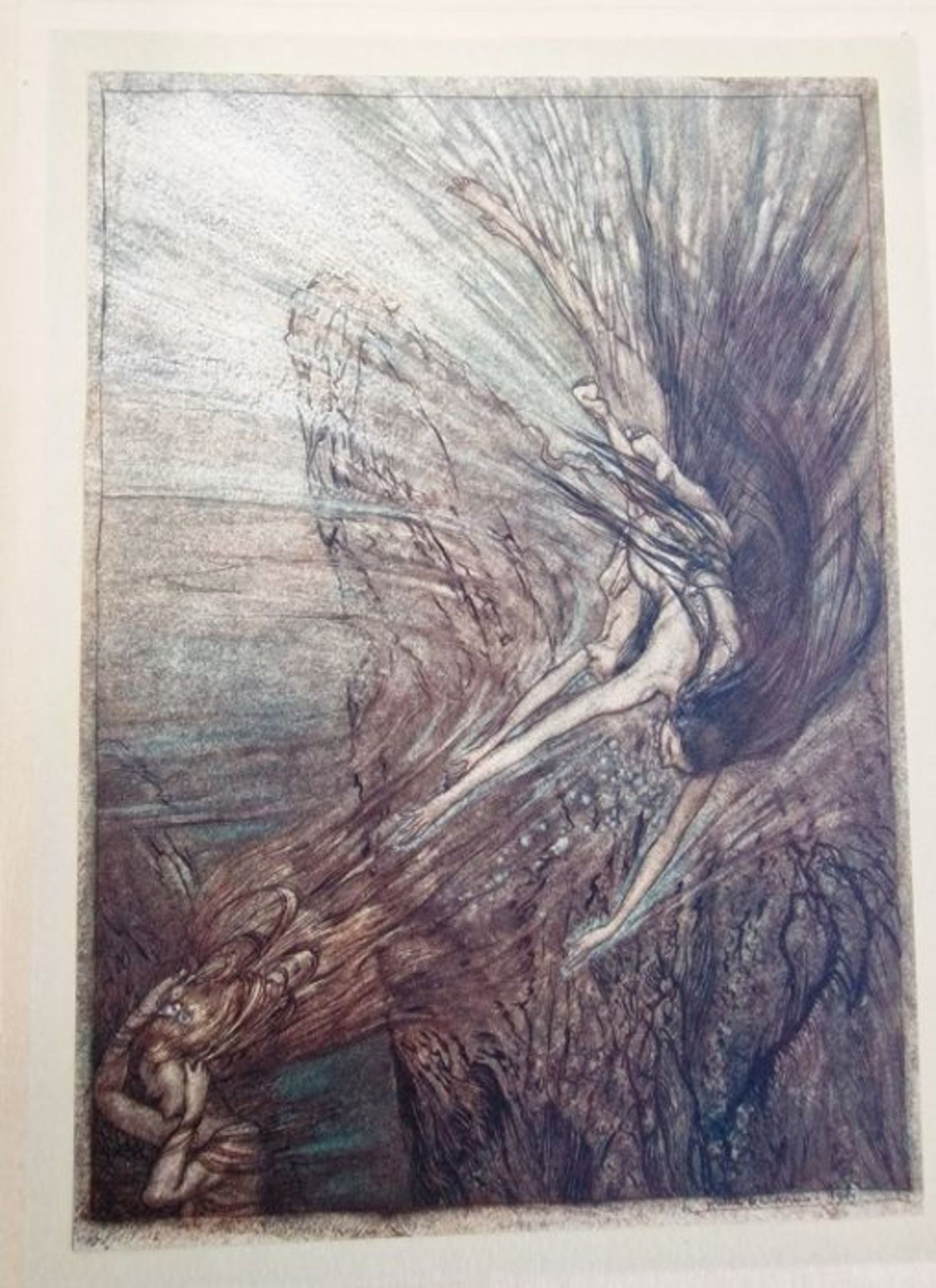 Rackham Arthur ( ills.) ' The Rhinegold & the Valkyrie'  William Heinemann 1910 - col plates - Image 12 of 32