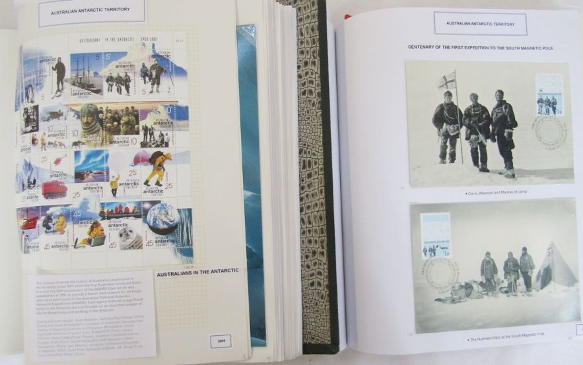 Australian Antarctic Territory: box of 4 large albums with mint/used definitives and commemoratives; - Image 6 of 8