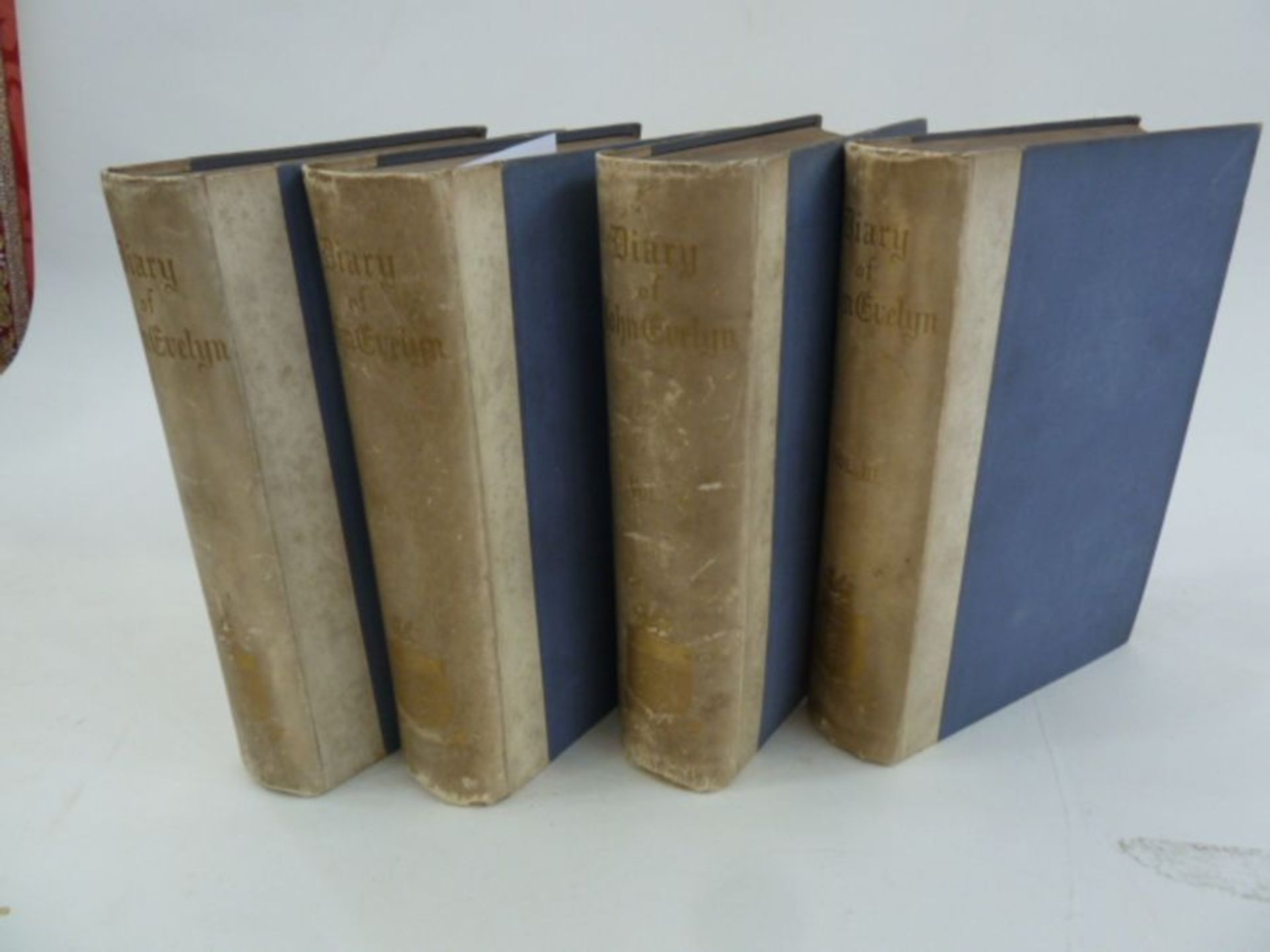 Bray, William and Wheatley, Henry "The Diary of John Evelyn", in 4 vols, Bickers & Son 1879, quarter