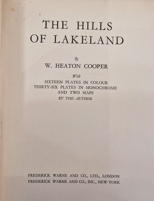 Heaton Cooper, W  "The Hills of Lakeland", Frederick Warne & Co Ltd, autograph edition limited to - Image 18 of 50