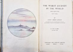 Cherry-Garrard, Apsley  "The Worst Journey in the World Antarctic 1910-1913" two vols, Constable and