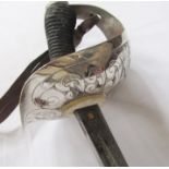 LOT WITHDRAWN George V dress sword belonging to an officer in the Royal Gloucestershire Hussars,