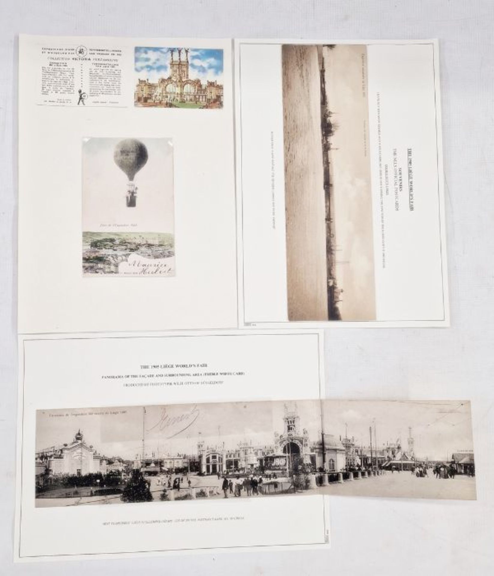 Belgium: Liege World Fair exposition 1905 construction and promotion collection in two large - Image 11 of 44